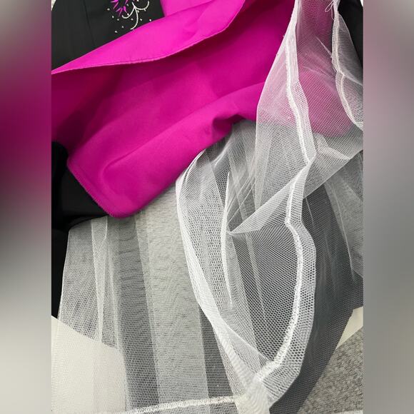 Vintage Morgan Co Strapless Prom Dress Maxi Gown 3/4 Y2K Goth Fairy Corset - Picture 9 of 10